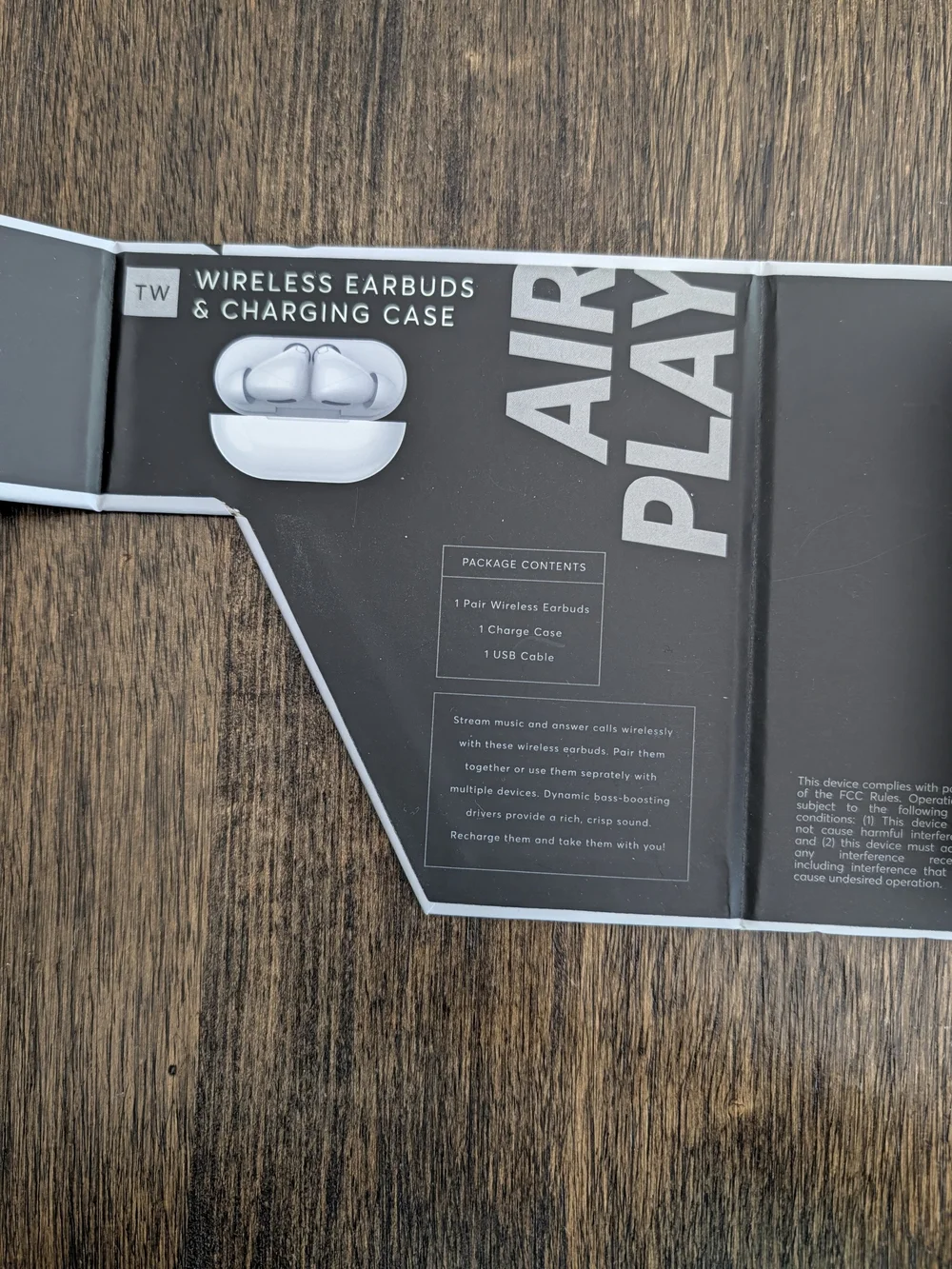 Hype Air Play Wireless Earbuds - White